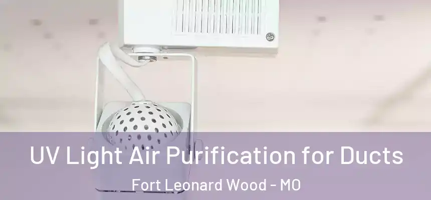  UV Light Air Purification for Ducts Fort Leonard Wood - MO